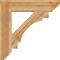 Ekena Millwork Merced Slat Rough Sawn Bracket, Western Red Cedar, 6"W x 32"D x 32"H BKT06X32X32MRC06RWR - alternate 4